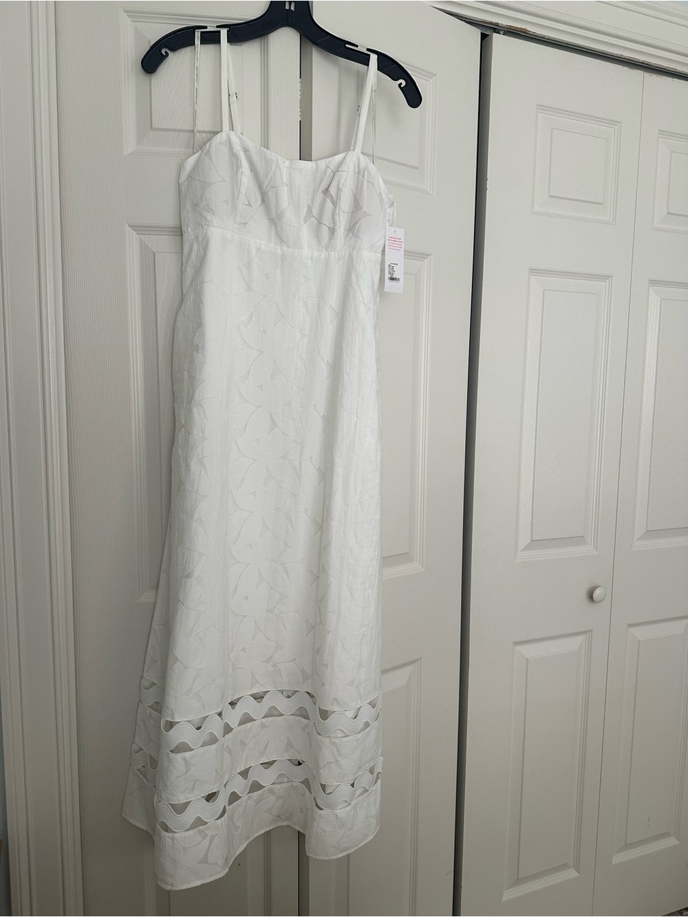 NWT Lilly Pulitzer Haliey Faille Midi Dress White - Picture 5 of 9